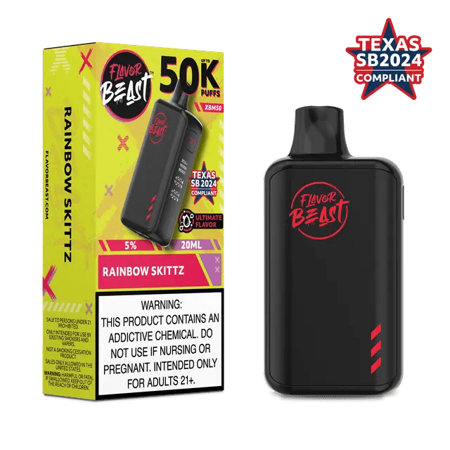 Flavor Beast XBM50 50K Disposable — Rainbow Skittz