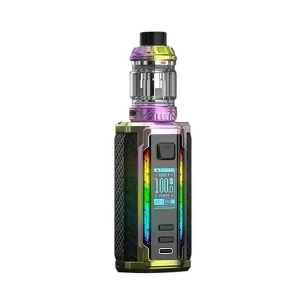 FreeMax Maxus 3 200W starter kit with sleek hardware, featuring a compact design and adjustable wattage for vaping.