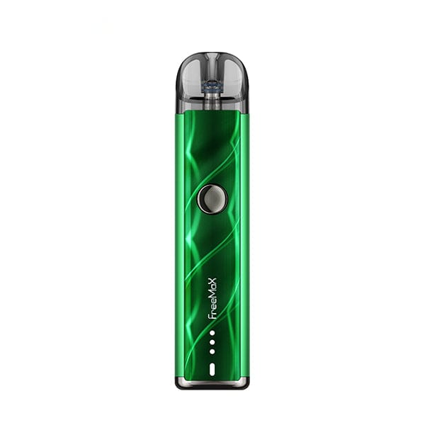FreeMax Onnix 2 15W pod system hardware with sleek design and integrated mouthpiece, compact vaporizer device.