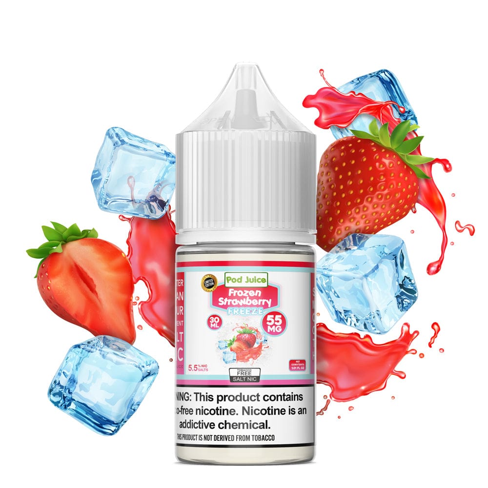 Pod Juice Freeze Salt - 30mL — Frozen Strawberry FREEZE