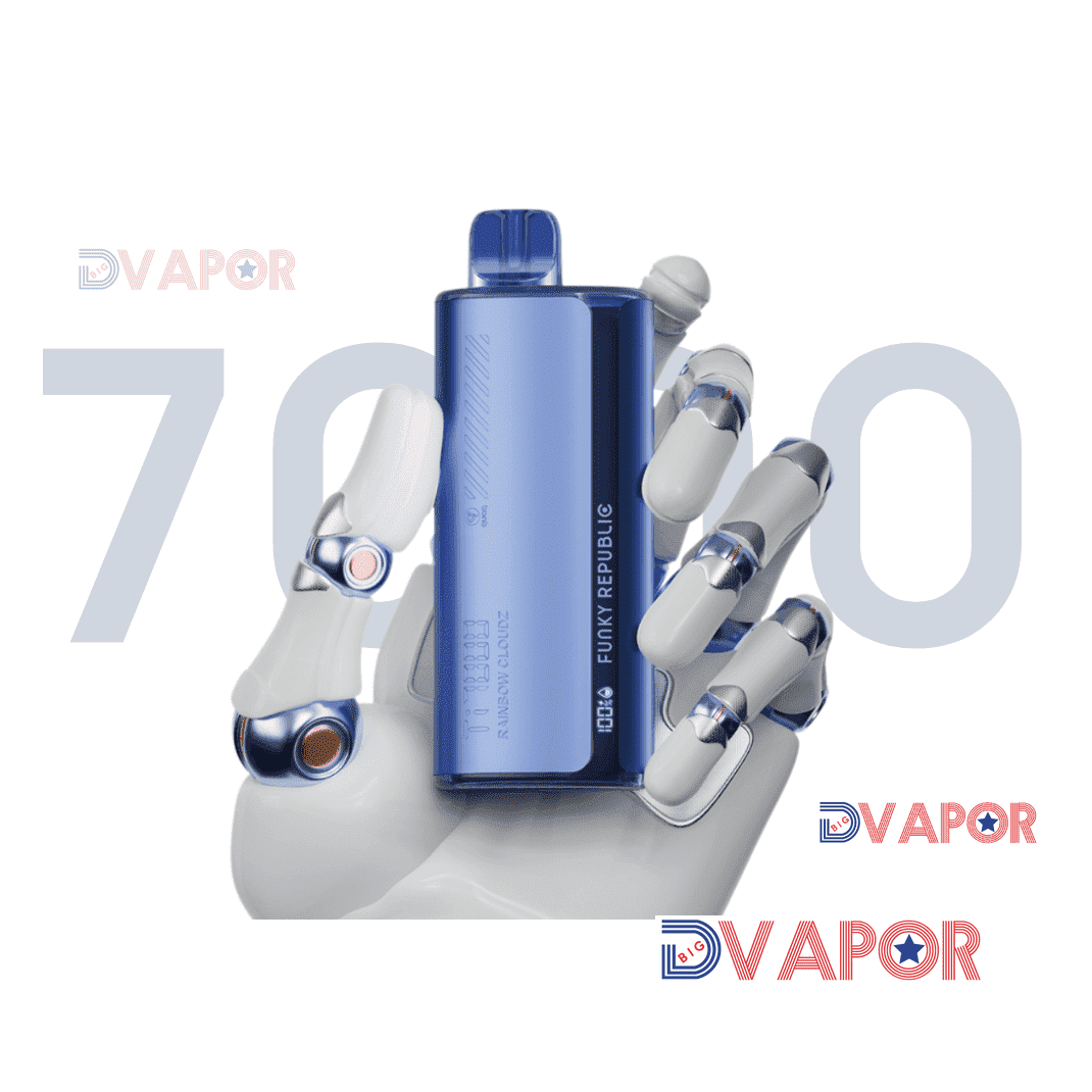 Funky Republic Ti7000  Disposable Vape — Watermelon Nana Duo Ice