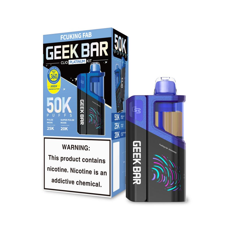 Geek Bar Clio Platinum Disposable Vape Kit – 50,000 Puffs — Fcking Fab
