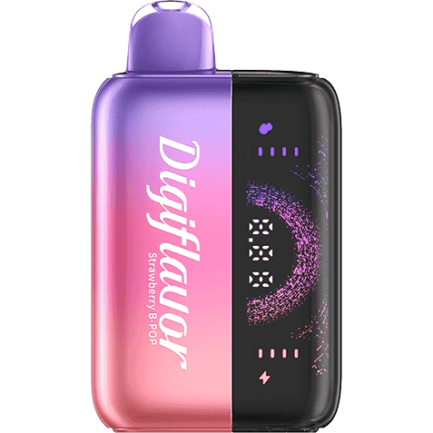 Geek Bar Digiflavor BRK 20k Puff Pod System (BATTERY SOLD SEPARATELY) — Strawberry B-POP