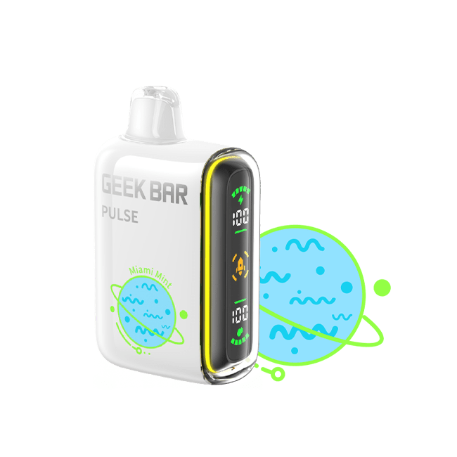 Geek Bar Pulse 15K Disposable Vape — Miami Mint - PLANET EDITION