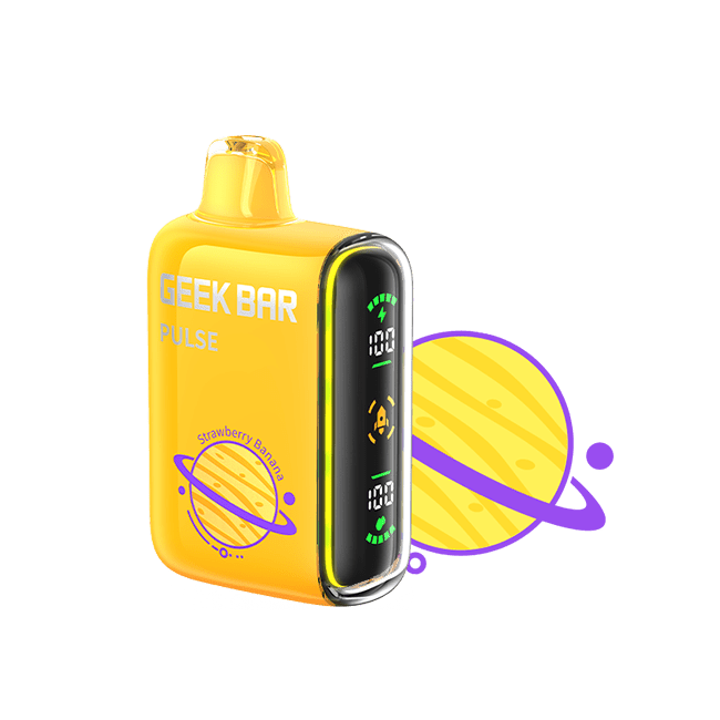 Geek Bar Pulse 15K Disposable Vape — Strawberry Banana - PLANET EDITION