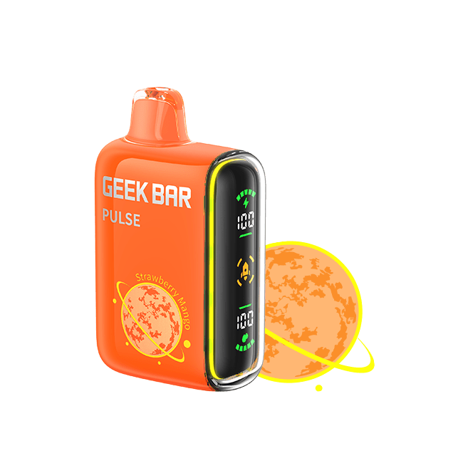 Geek Bar Pulse 15K Disposable Vape — Strawberry Mango - PLANET EDITION