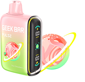 Geek Bar Pulse 15K Disposable Vape — Sour Strawberry - SOUR EDITION