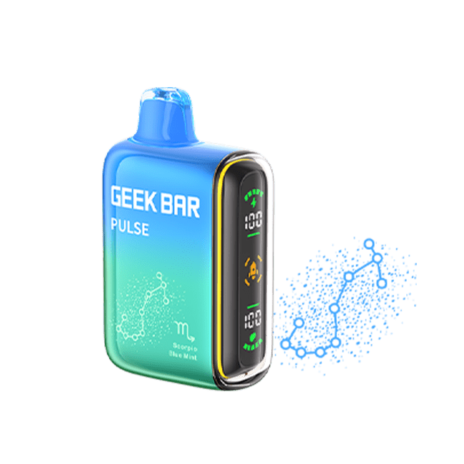 Geek Bar Pulse 15K Disposable Vape — Blue Mint - ZODIAC EDITION