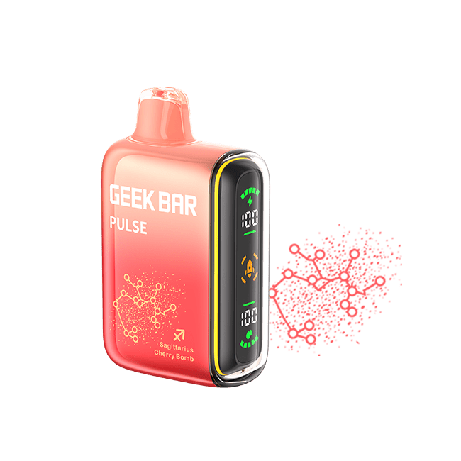 Geek Bar Pulse 15K Disposable Vape — Cherry Bomb - ZODIAC EDITION