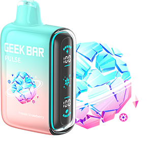 Geek Bar Pulse 15K Disposable Vape — Strawberry - FROZEN EDITION