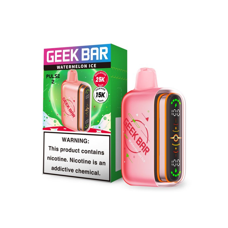 Geek Bar Pulse 2 25k Disposable — Watermelon Ice