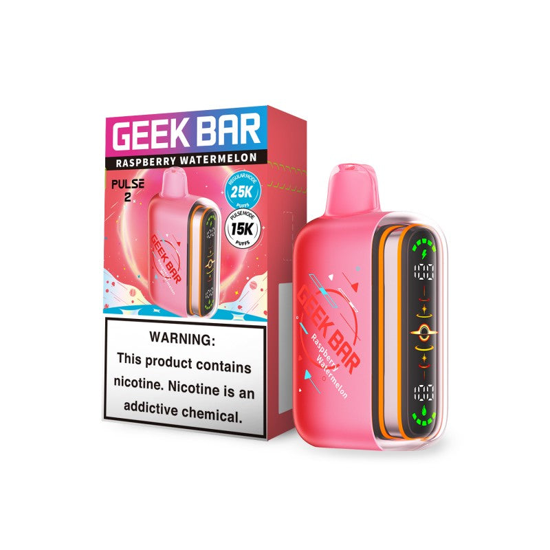 Geek Bar Pulse 2 25k Disposable — Raspberry Watermelon