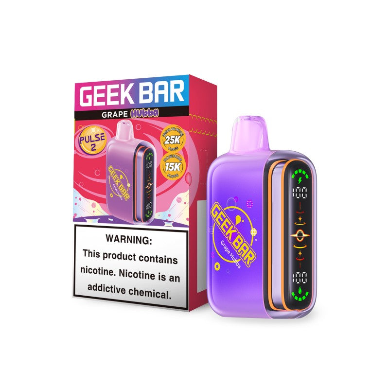 Geek Bar Pulse 2 25k Disposable — Grape Hubba