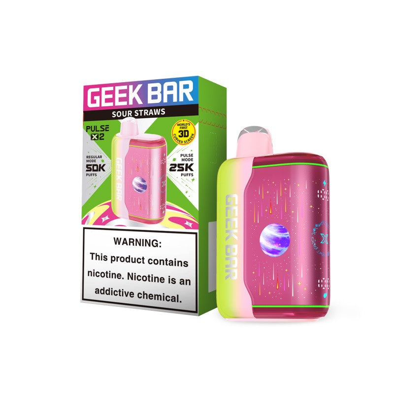 Geek Bar Pulse X2 50k Disposable — Sour Straws