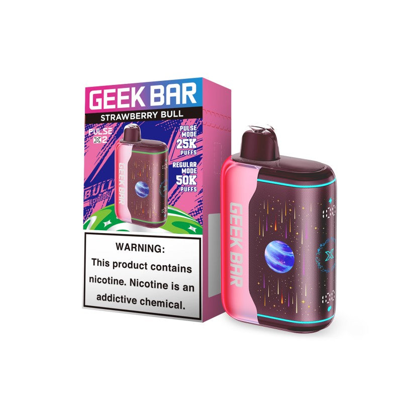 Geek Bar Pulse X2 50k Disposable — Strawberry Bull