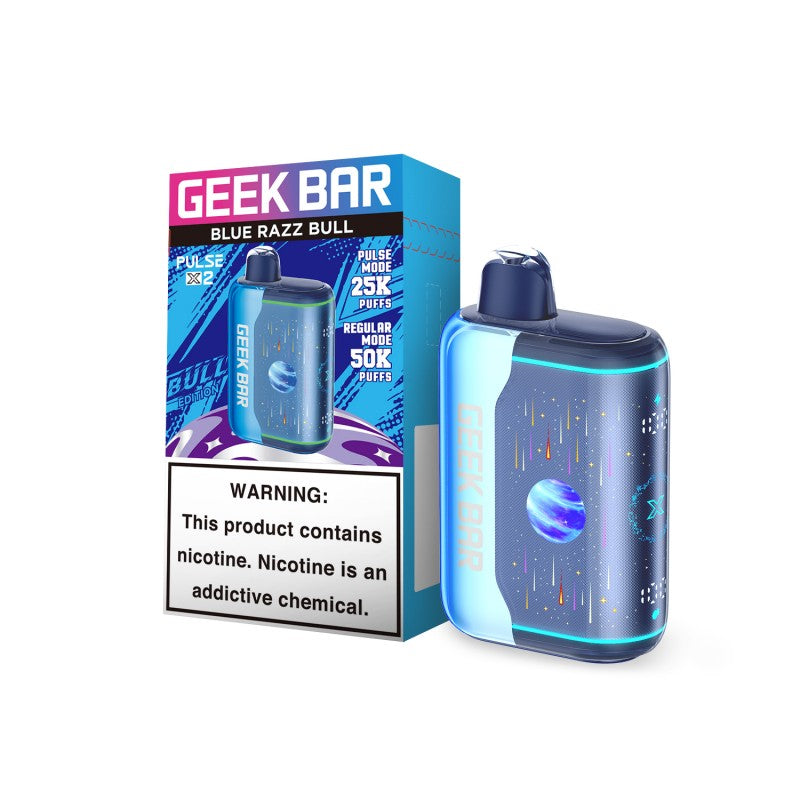 Geek Bar Pulse X2 50k Disposable — Blue Razz Bull