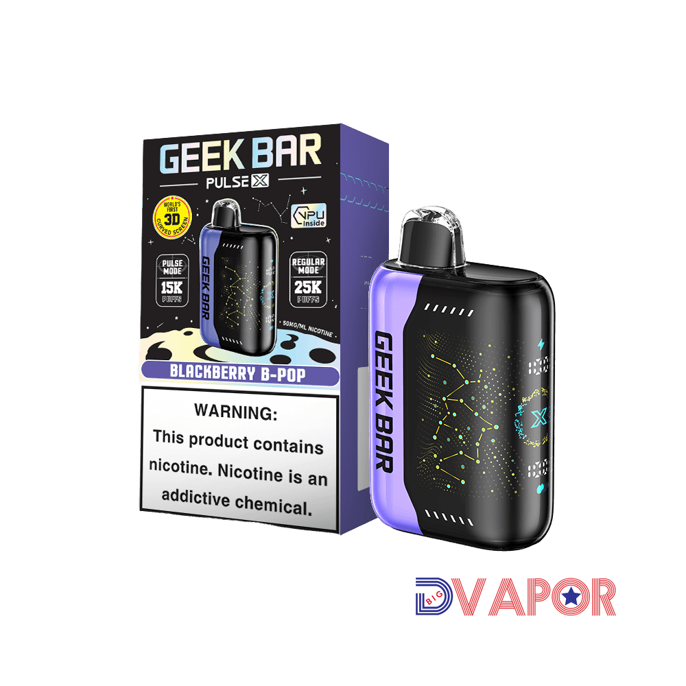Geek Bar Pulse X 25K Disposable Vape — Blue Razz Ice