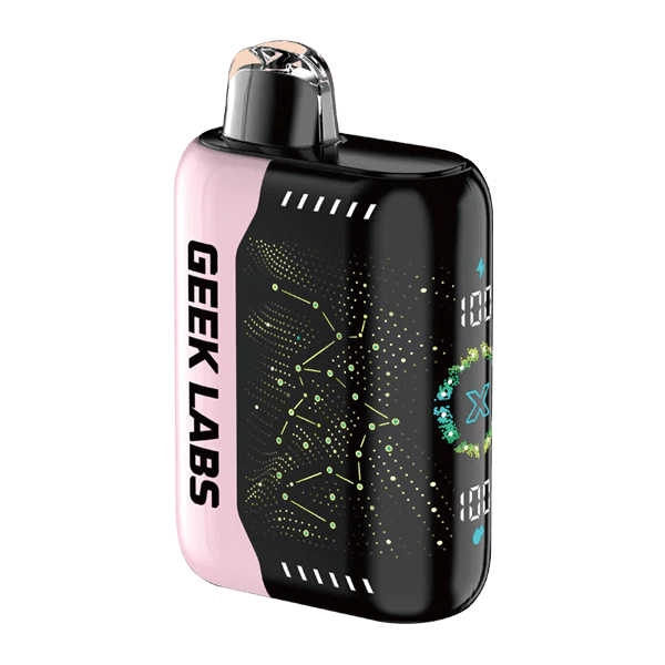 GEEK LABS Pulse X 50k NIXODINE Disposable | Powered by COVS — White Peach Raspberry