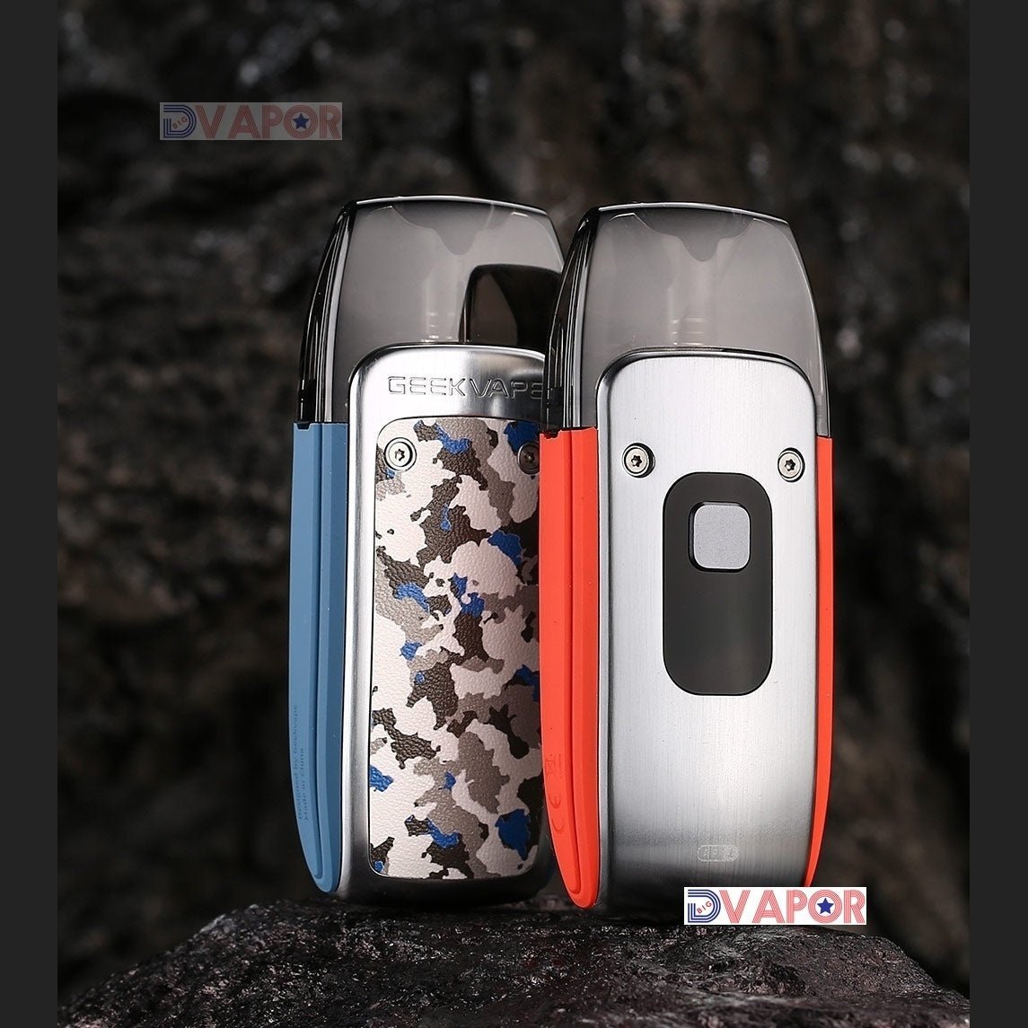 GeekVape AP2 AEGIS pod device in black with textured grip and sleek design, showcasing its compact hardware and modern style.