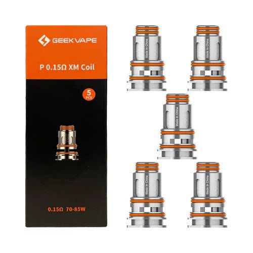 GEEKVAPE Replacement P-Series coils (5 Pack) — 0.15Ω XM