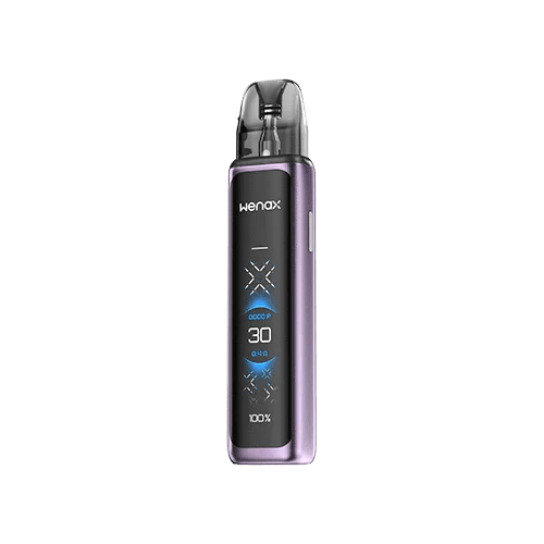 GeekVape Wenax Q Ultra 30W Pod Kit showing the compact device with pod and mouthpiece, designed for vaping enthusiasts.