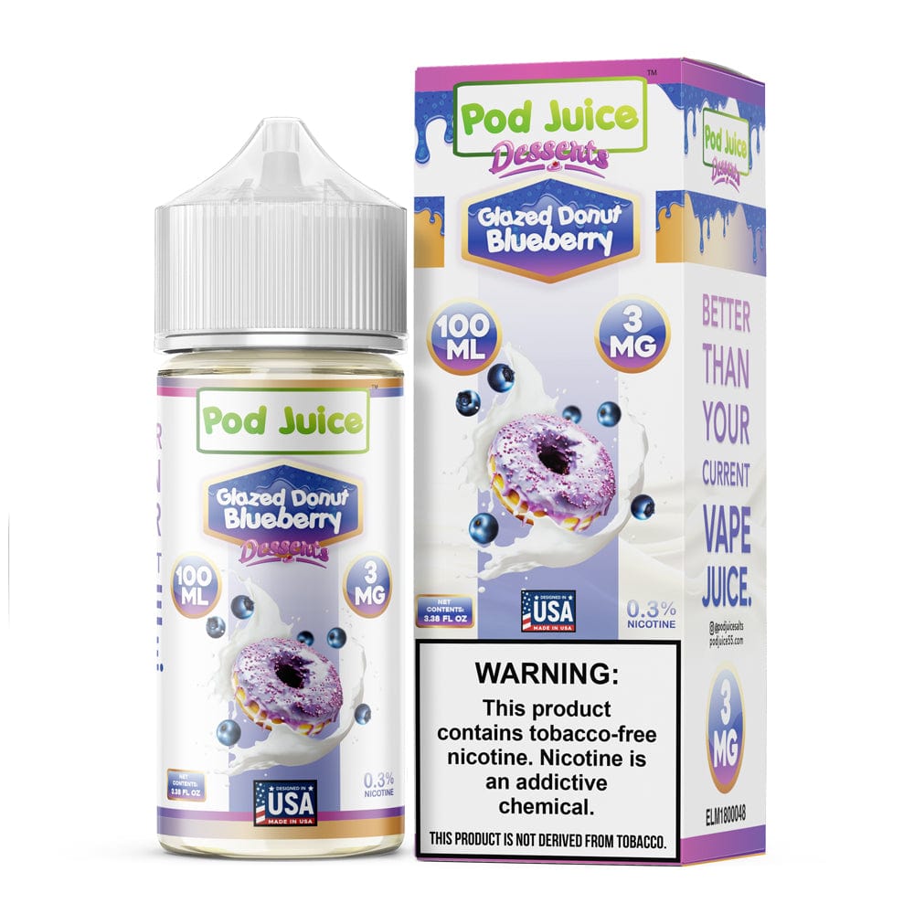 Pod Juice - 100mL — Glazed Donut Blueberry