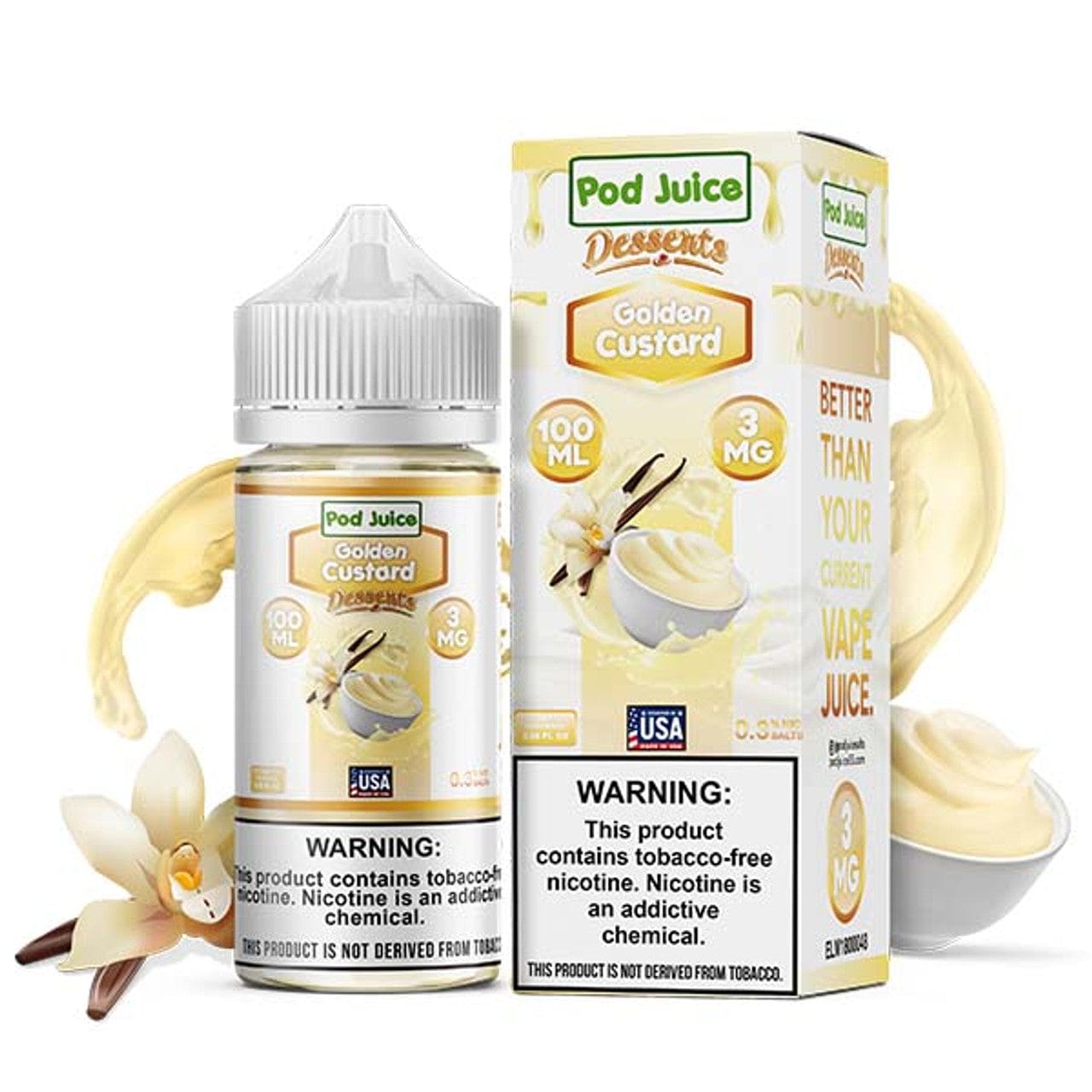 Pod Juice - 100mL — Golden Custard