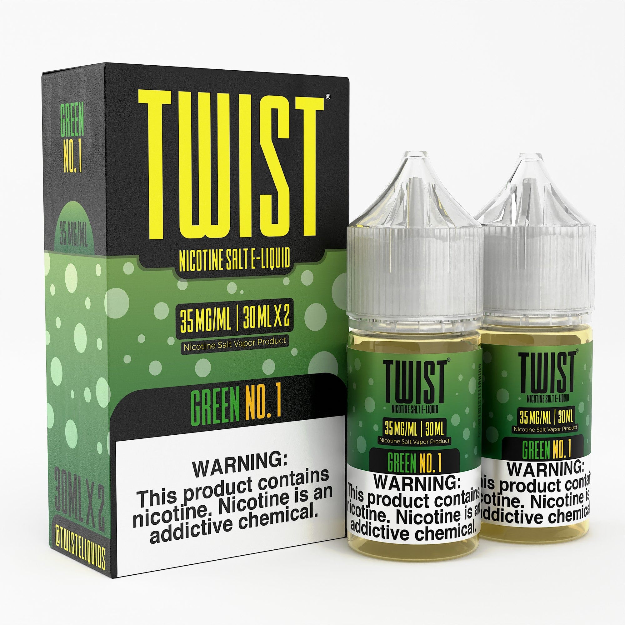 Twist E-Liquids Salt - 60ml (30ml 2-Pack) — Green No. 1