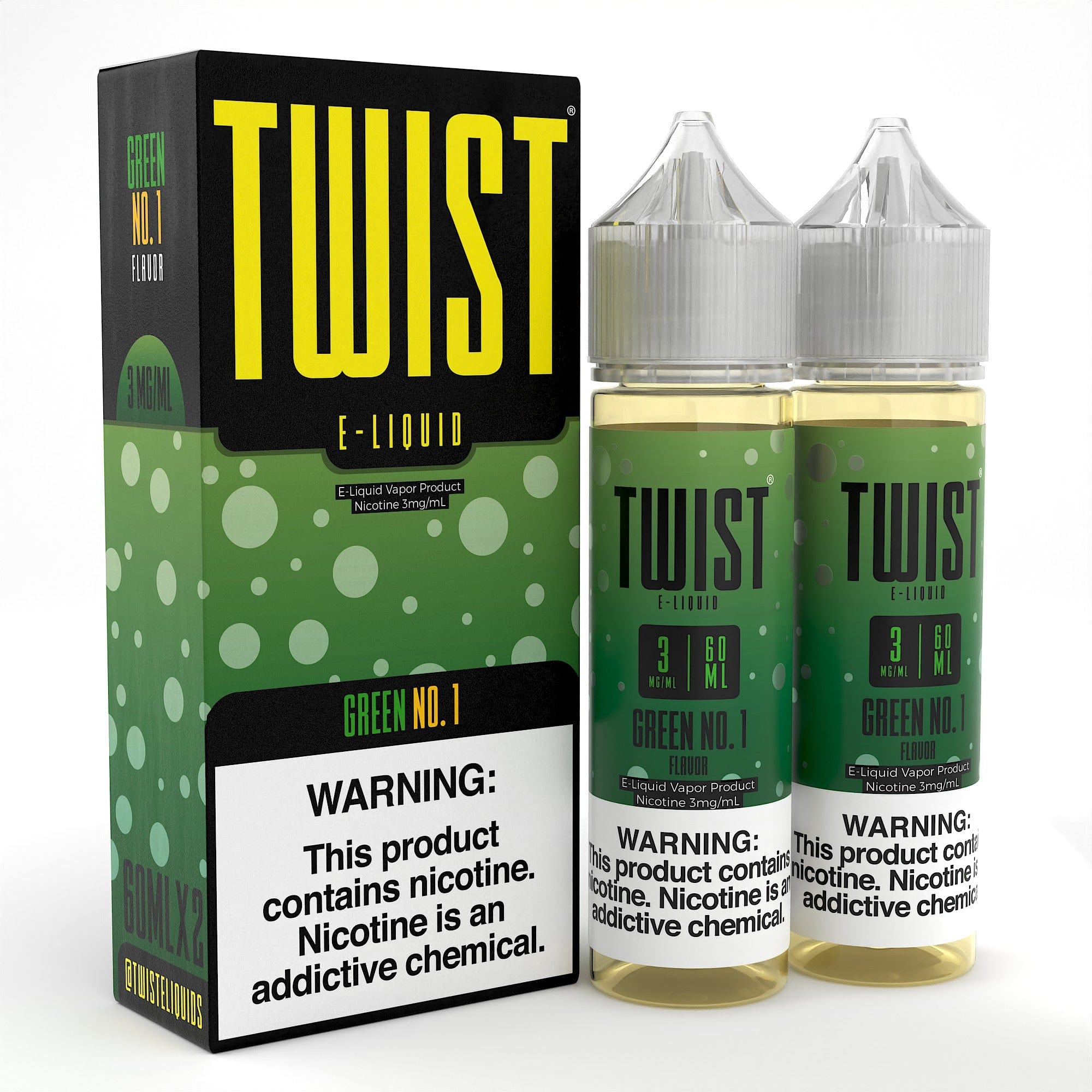 Twist E-Liquids - 120ml (60ml 2-Pack) — Green No. 1