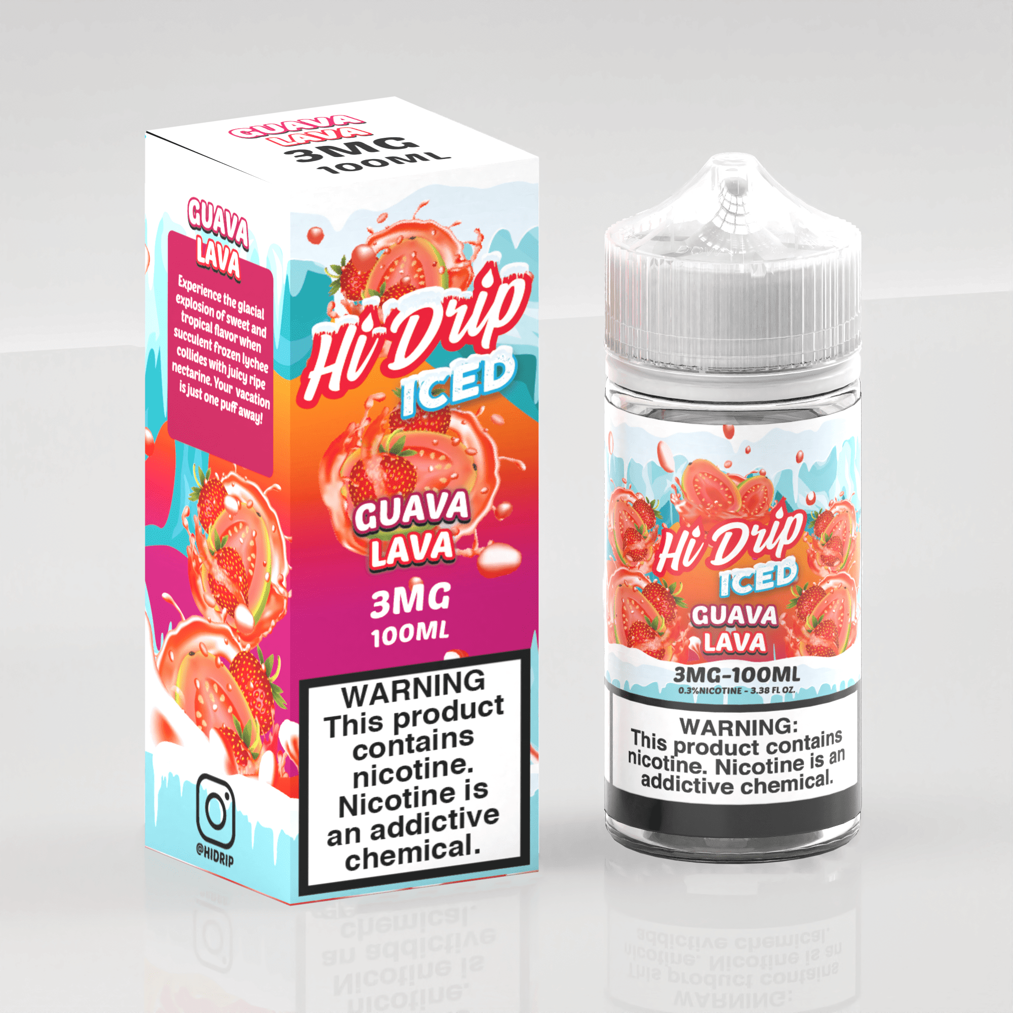 Hi Drip - 100mL — Guava Lava ICED