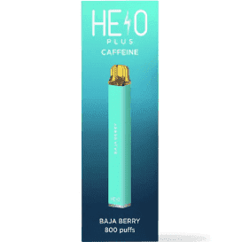 Helo Plus Caffeinated Zero Nicotine Vape | 800 Puff 0% Plus Caffeine — Baja Berry
