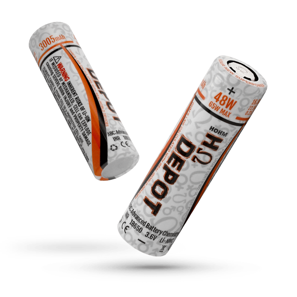 HOHM DEPOT 18650 3005mAh Battery — 2-Pack
