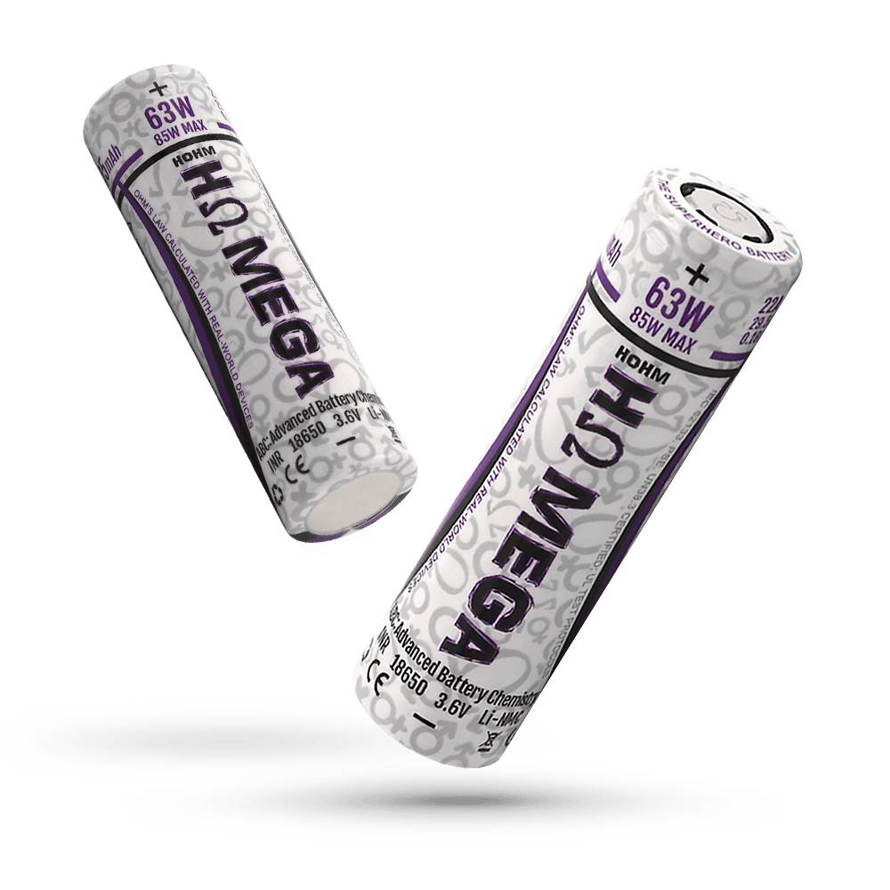 HOHM MEGA 18650 2505mAh 22A Battery — Single Battery