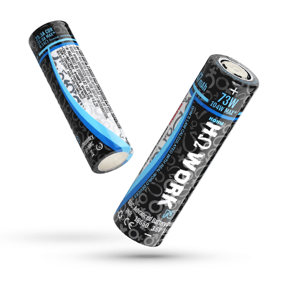 HOHM WORK 2 18650 2547mAh Battery — Single Battery