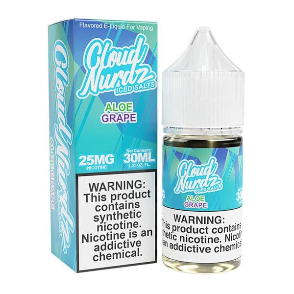Cloud Nurdz Salt - 30mL — ICED Aloe Grape