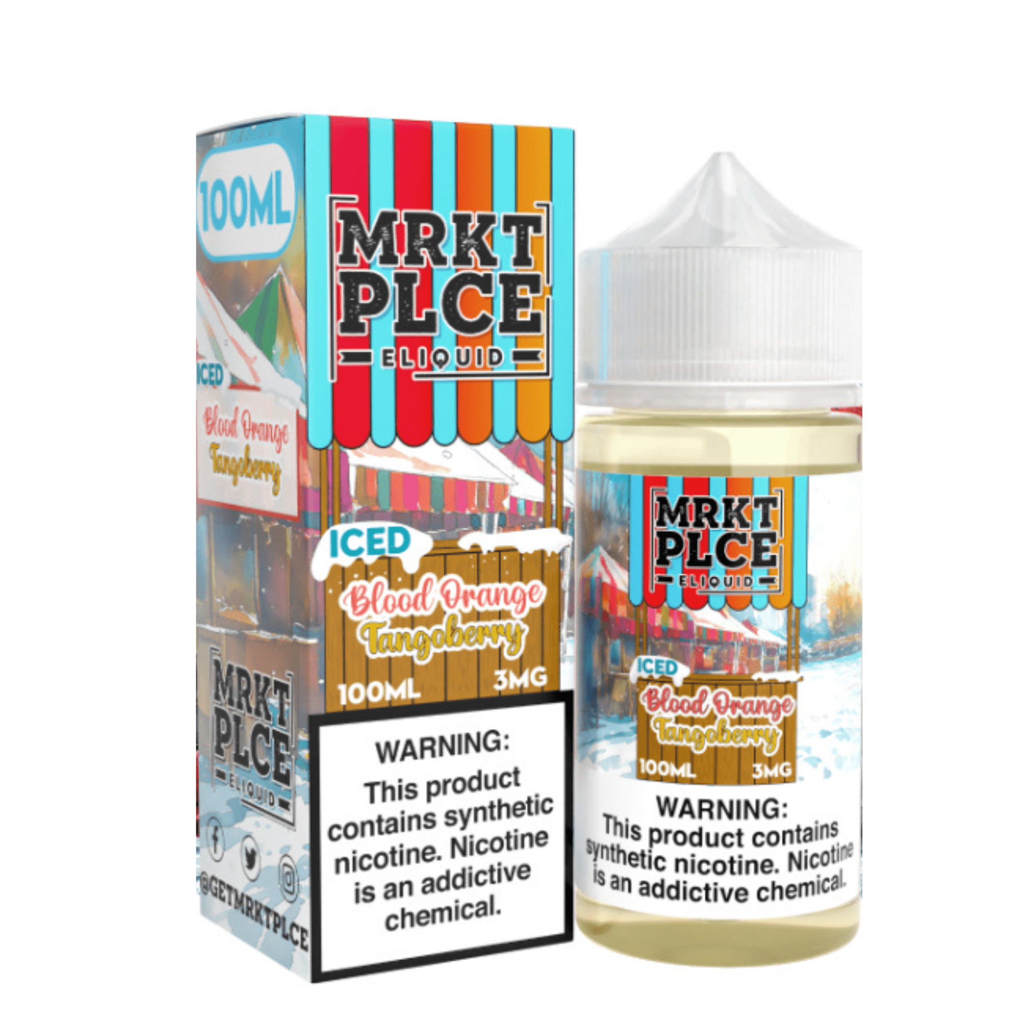 MRKT PLCE - 100mL — ICED Blood Orange Tangoberry