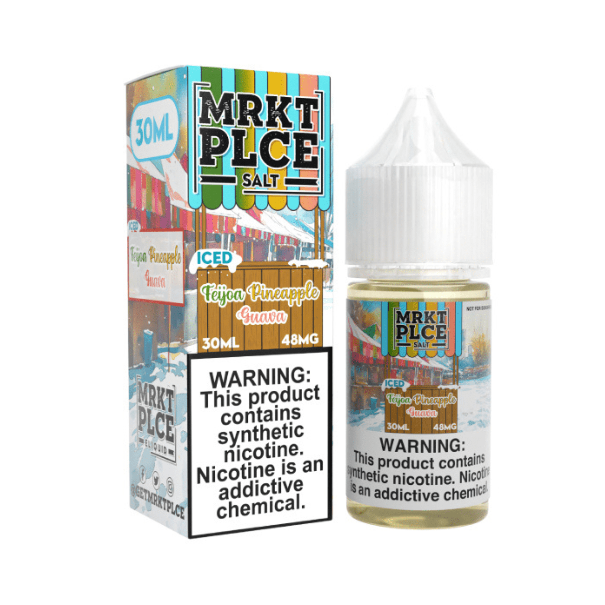 MRKT PLCE Salt - 30mL — ICED Feijoa Pineapple Guava