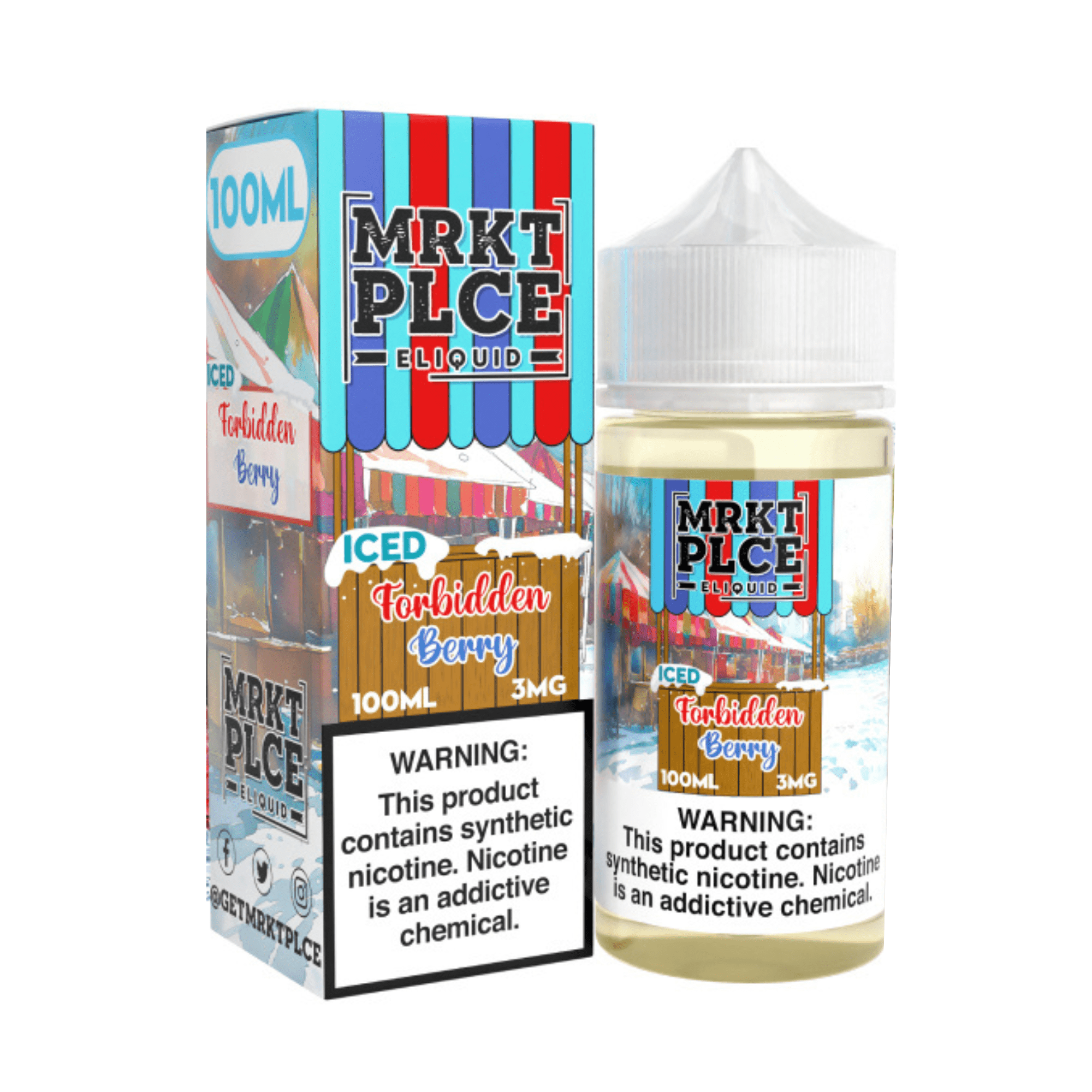 MRKT PLCE - 100mL — ICED Forbidden Berry