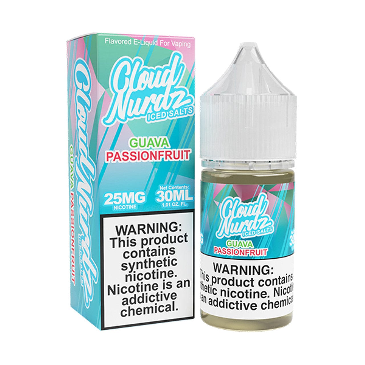 Cloud Nurdz Salt - 30mL — ICED Guava Passionfruit/Pink Guava Passion