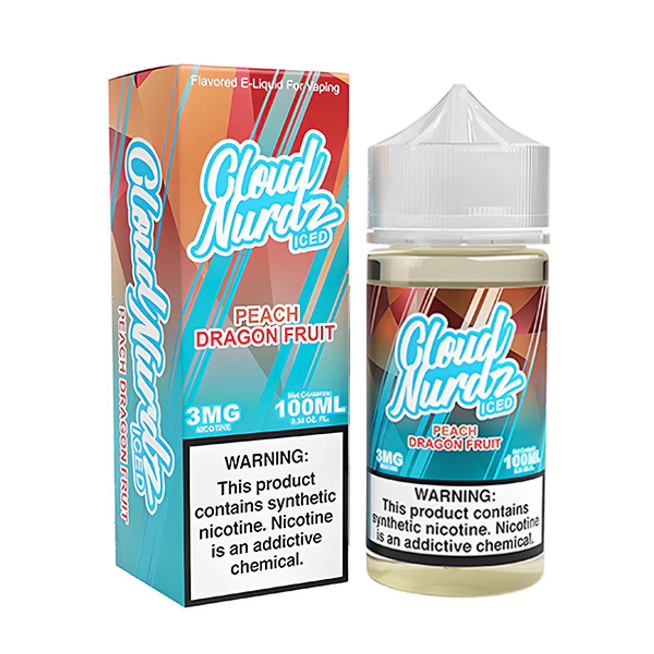Cloud Nurdz - 100mL — ICED Peach Dragon Fruit