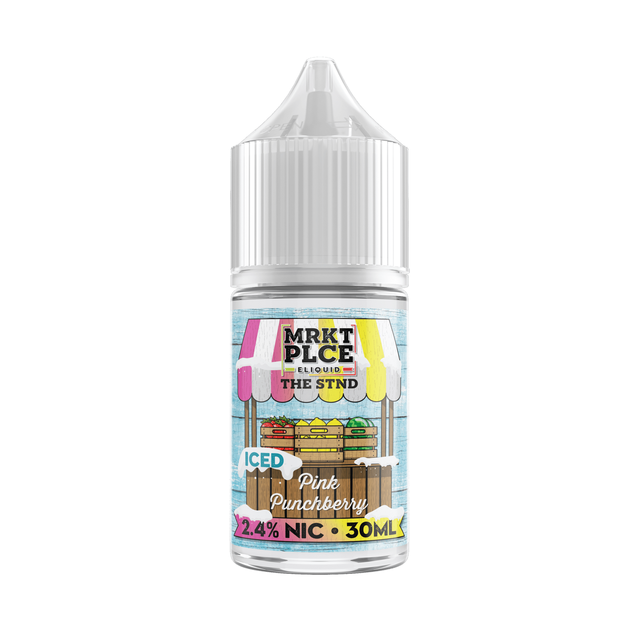 MRKT PLCE Salt - 30mL — ICED Pink Punchberry