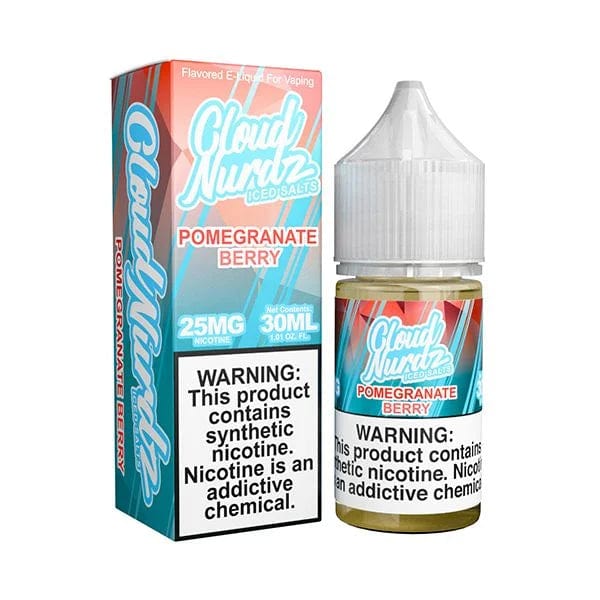 Cloud Nurdz Salt - 30mL — ICED Pomegranate Berry