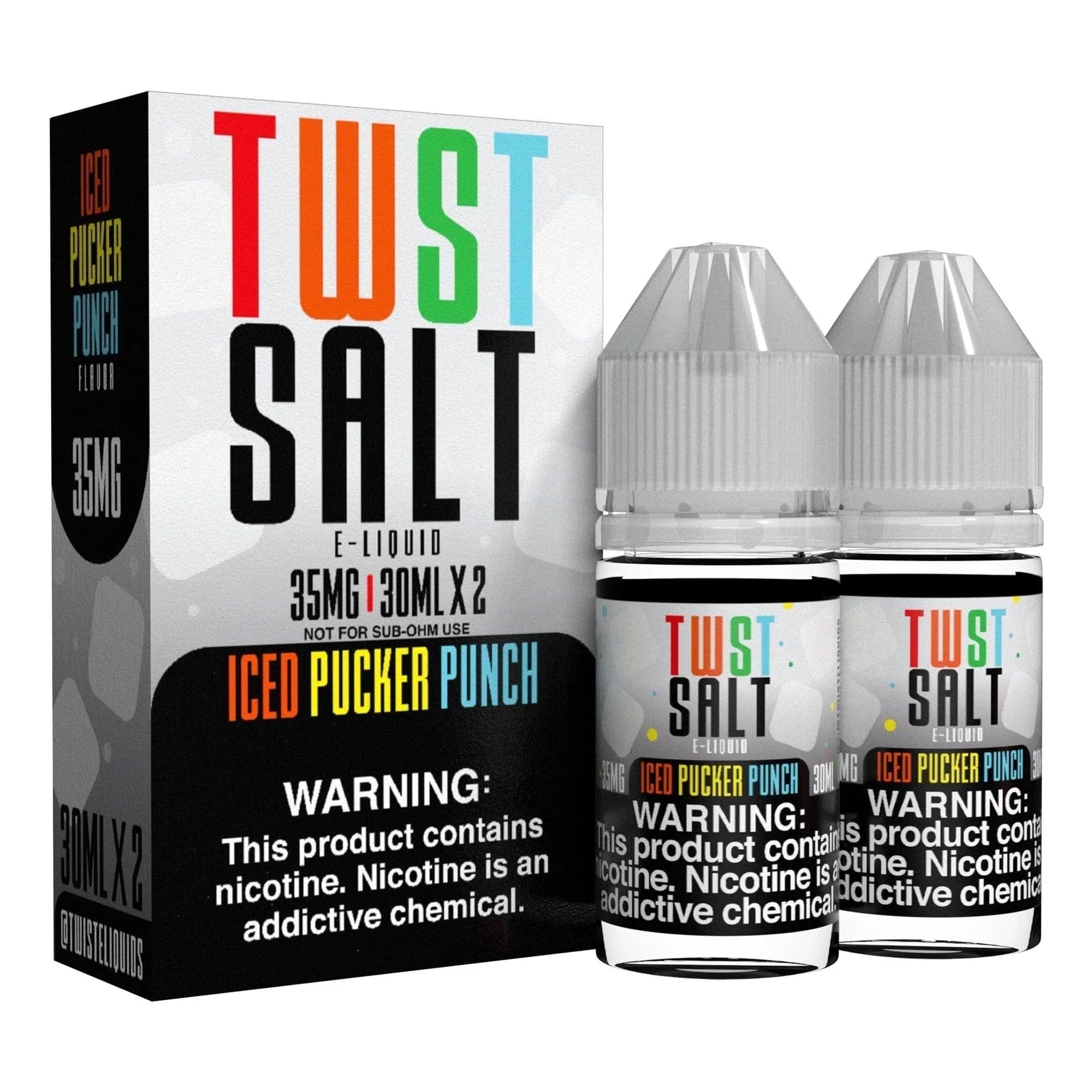 Twist E-Liquids Salt - 60ml (30ml 2-Pack) — ICED Pucker Punch