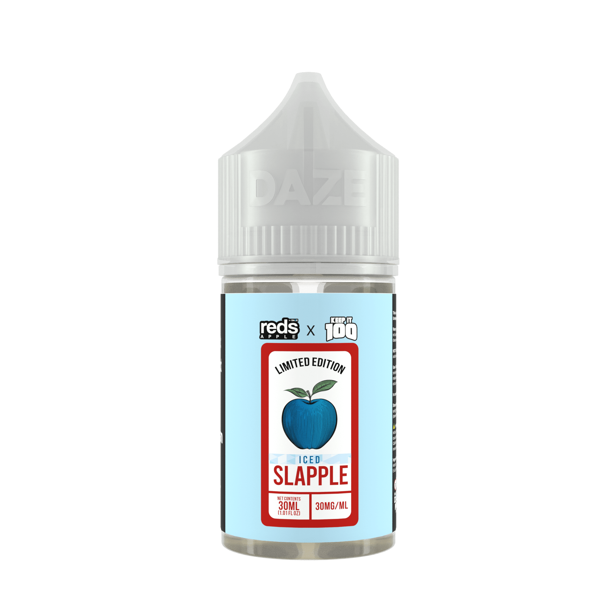 Red's Apple E-Juice x Keep It 100 Salt - 30mL — ICED Slapple