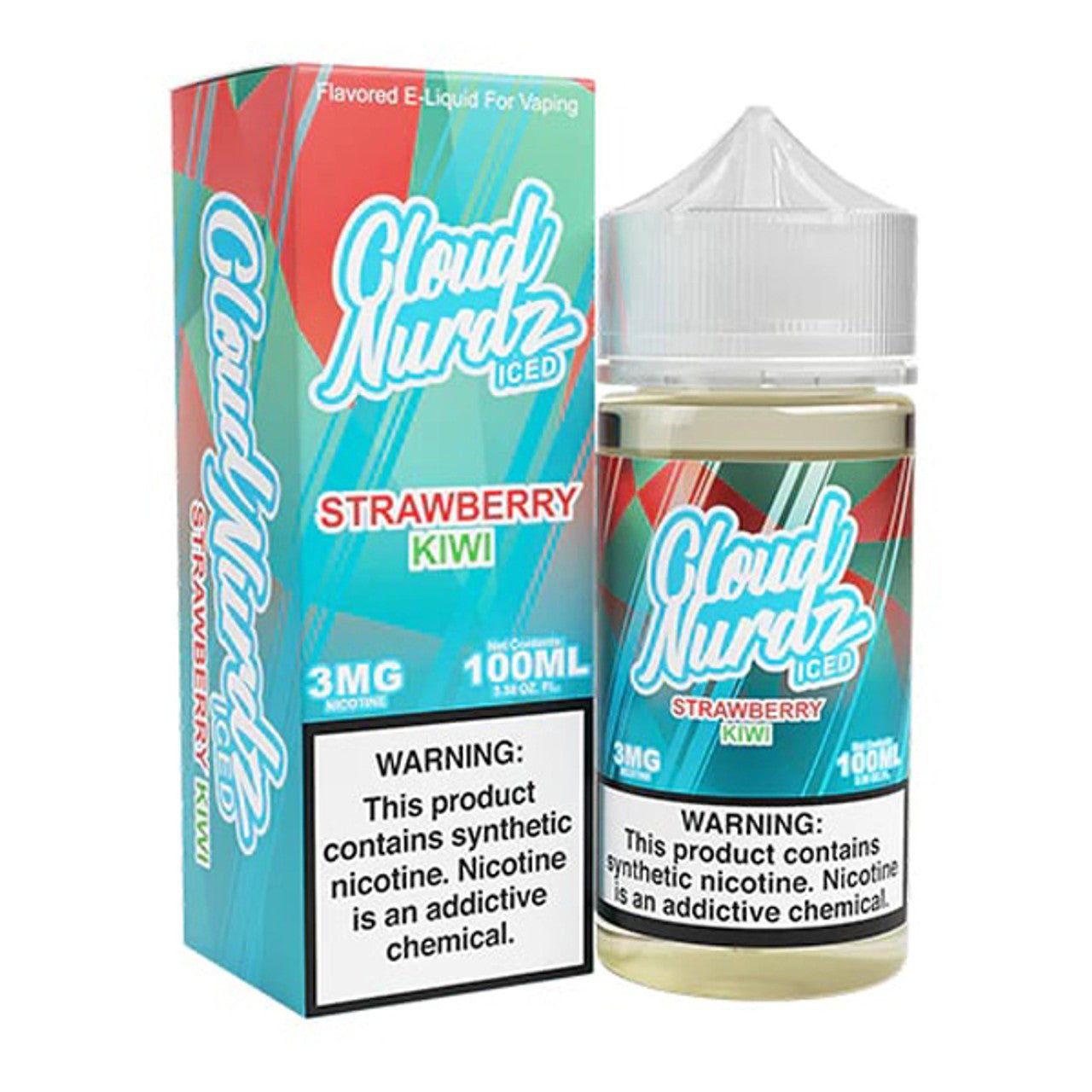 Cloud Nurdz - 100mL — ICED Strawberry Kiwi