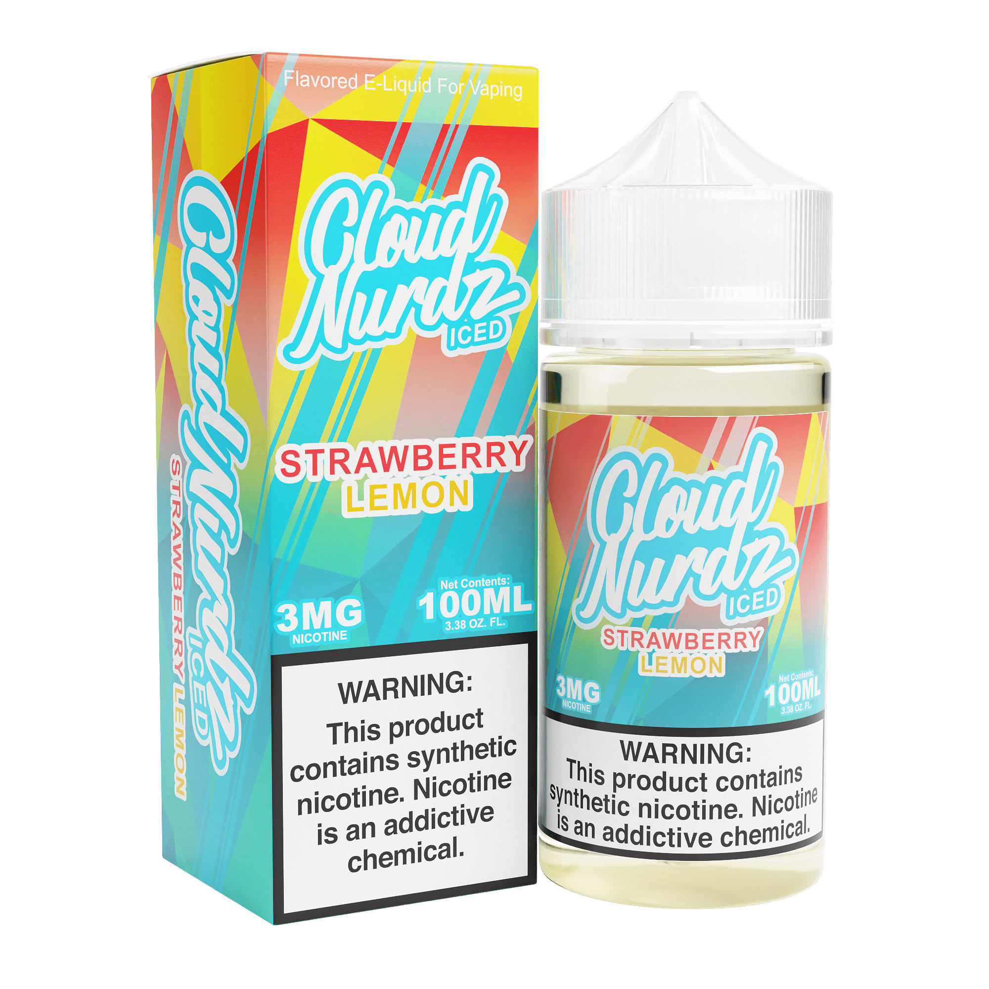Cloud Nurdz - 100mL — ICED Strawberry Lemon