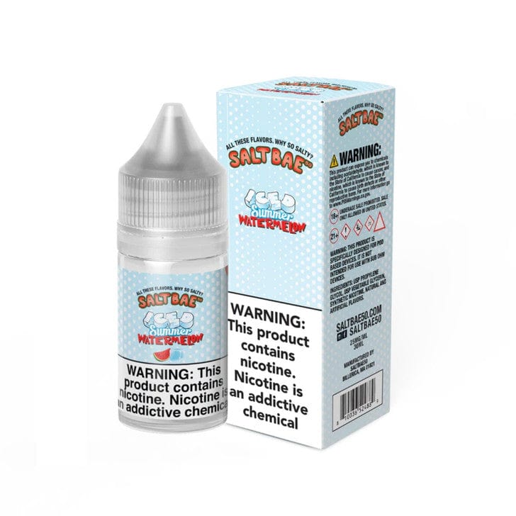 Salt Bae 50 - 30mL — ICED Summer Watermelon SALT (ICED Juicy Watermelon)