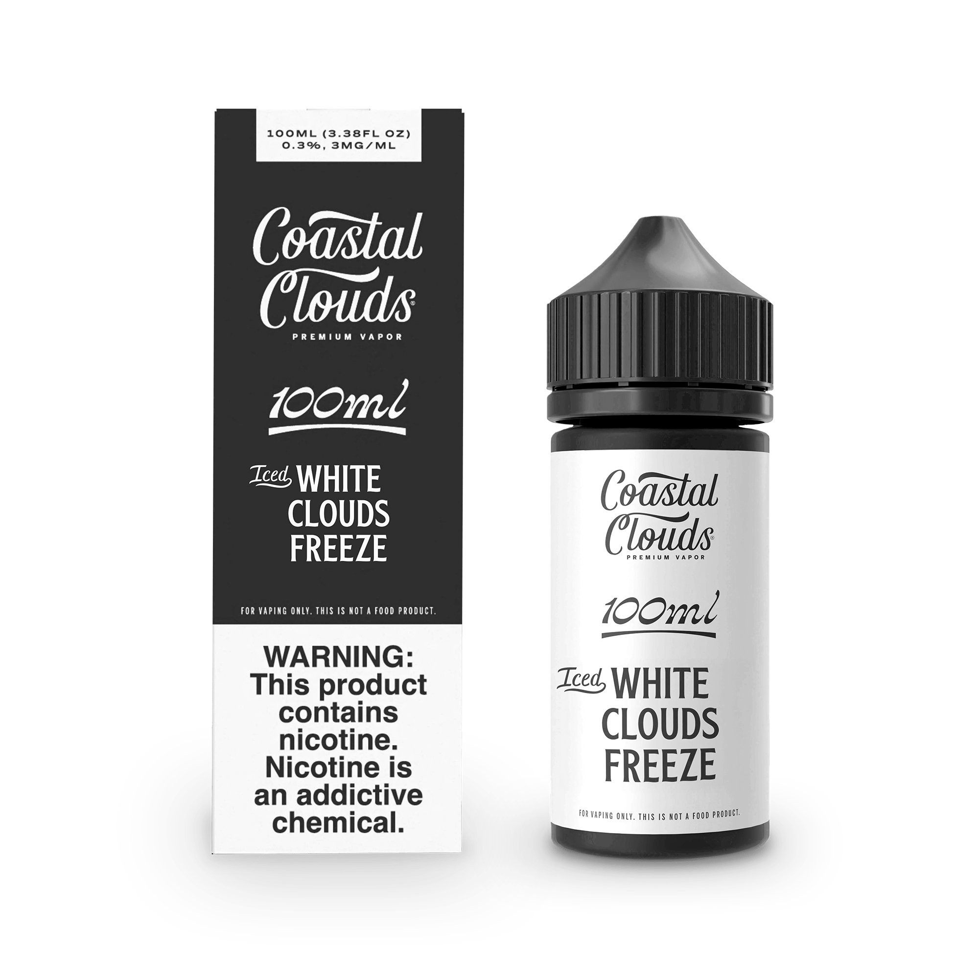 ICED White Clouds FREEZE - Coastal Clouds - 100mL