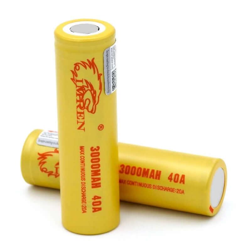 IMREN 18650 Lithium Battery — Single 3200mAh Battery