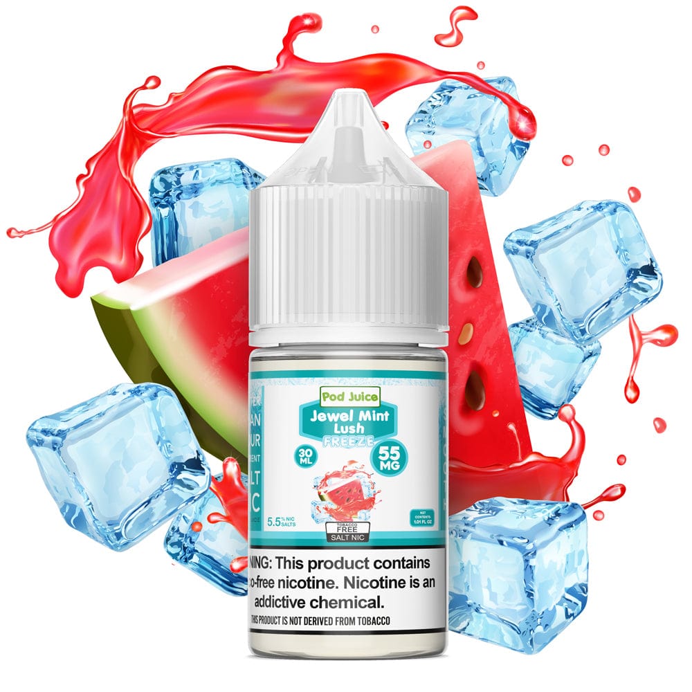 Pod Juice Freeze Salt - 30mL — Jewel Mint Lush FREEZE